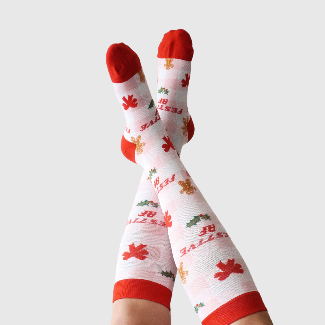 FESTIVE AF COMPRESSION SOCKS