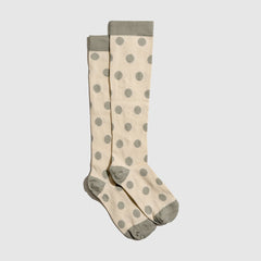 POLKA DOT COMPRESSION SOCKS
