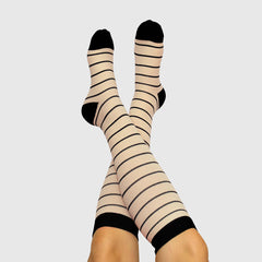 STRIPE COMPRESSION SOCKS
