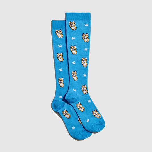 BLUE PUPPIES COMPRESSION SOCKS