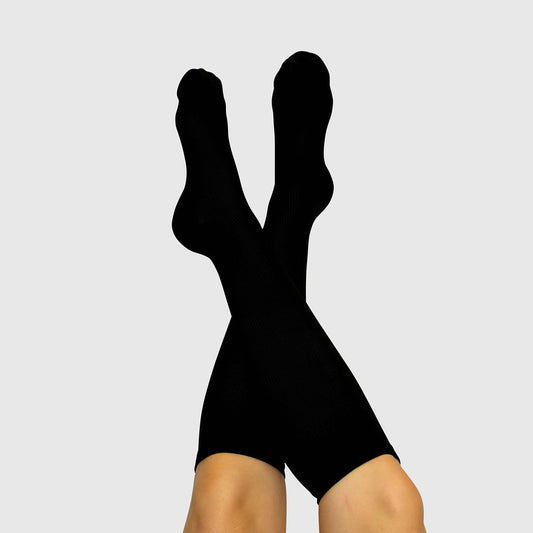 BLACK COMPRESSION SOCKS