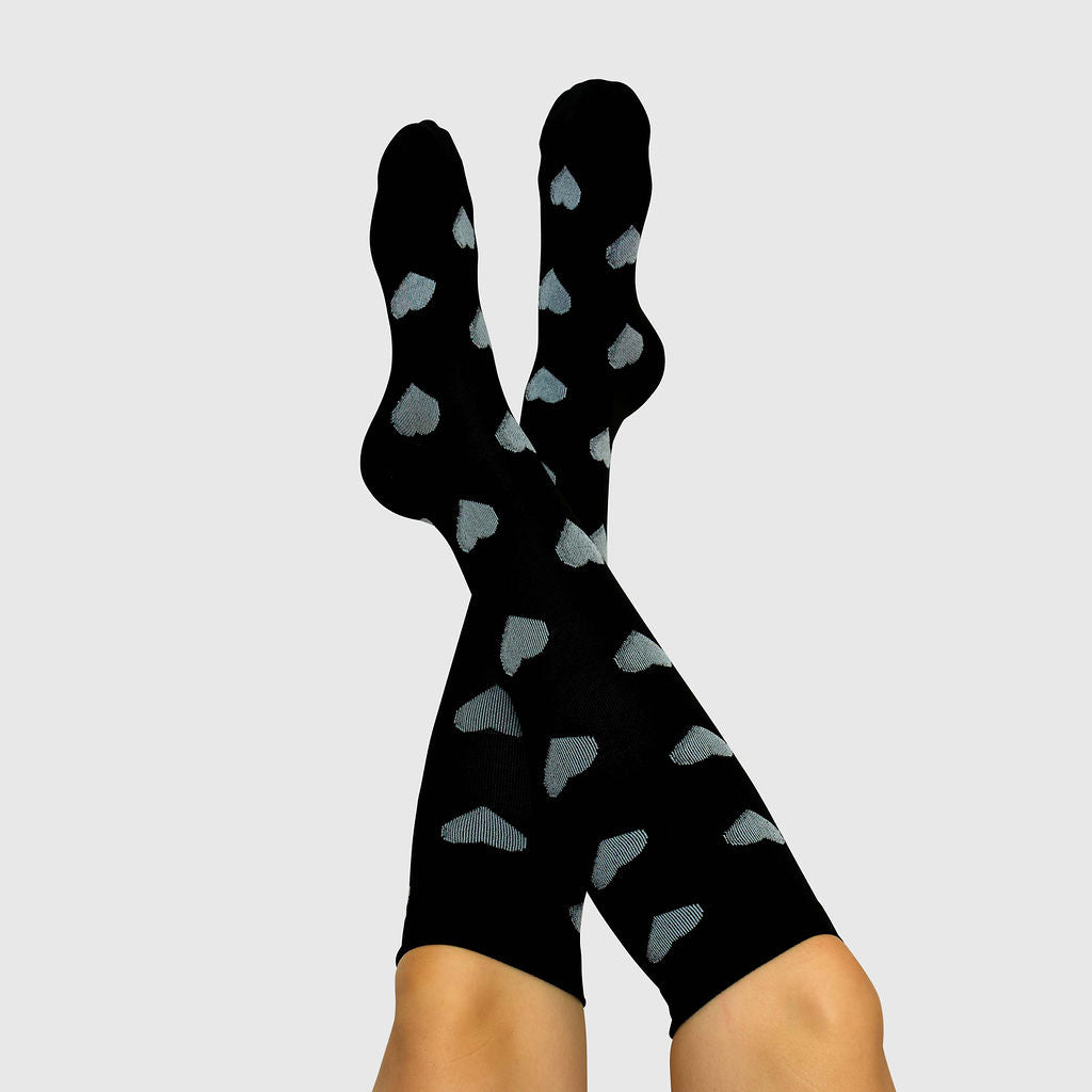 HEARTS COMPRESSION SOCKS